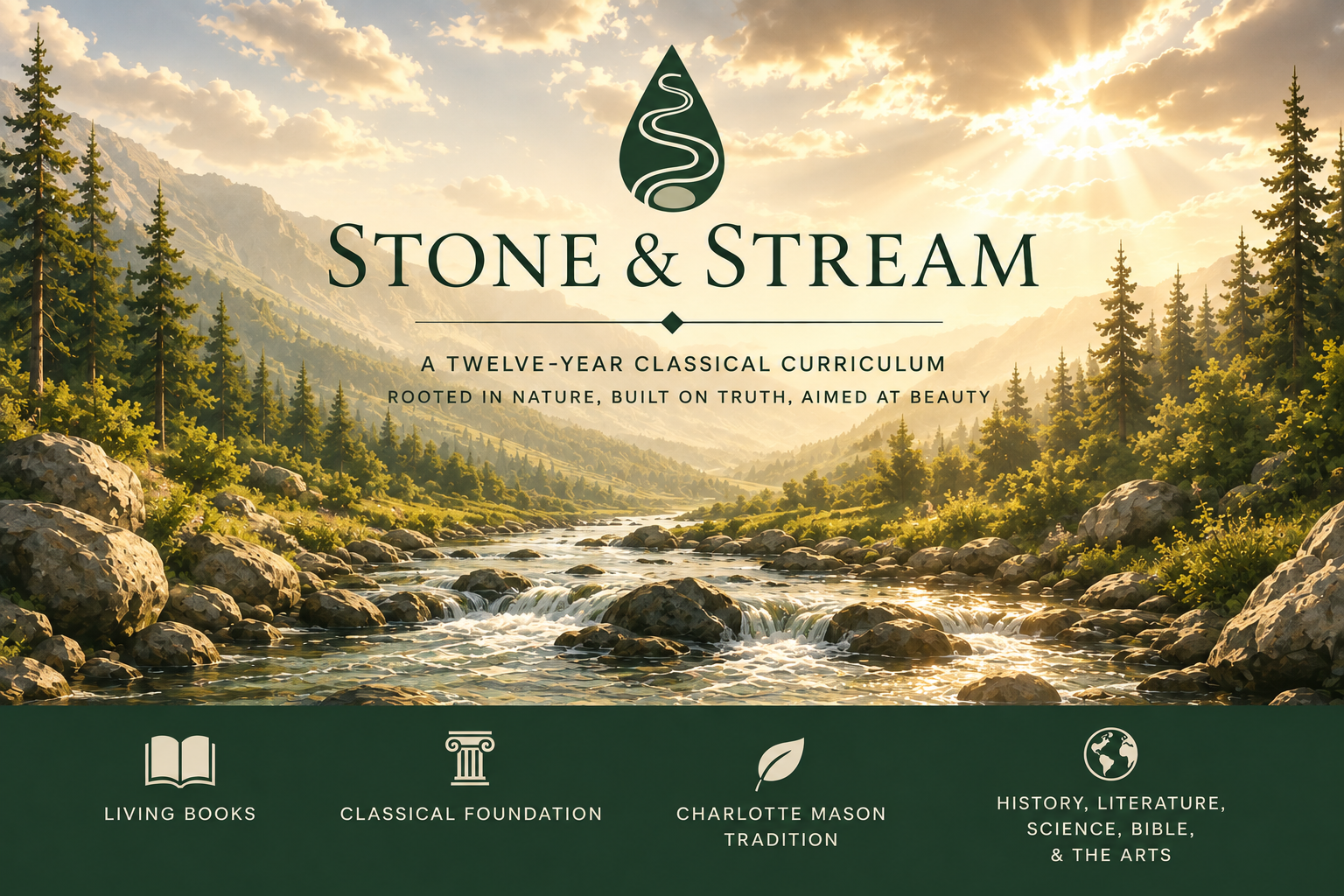 Stone & Stream: A twelve-year classical curriculum, rooted in nature, built on truth, aimed at beauty